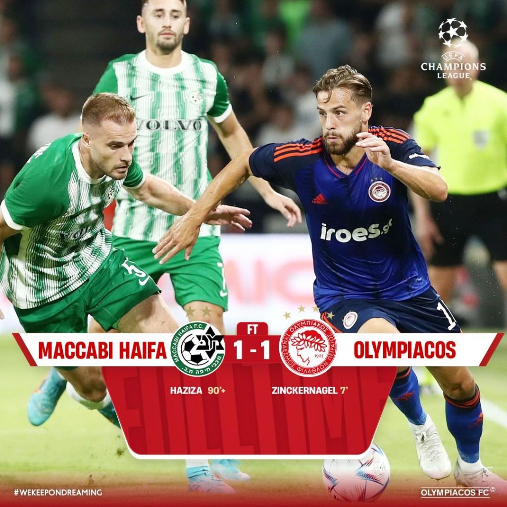 Olimpiakosz maccabi haifa