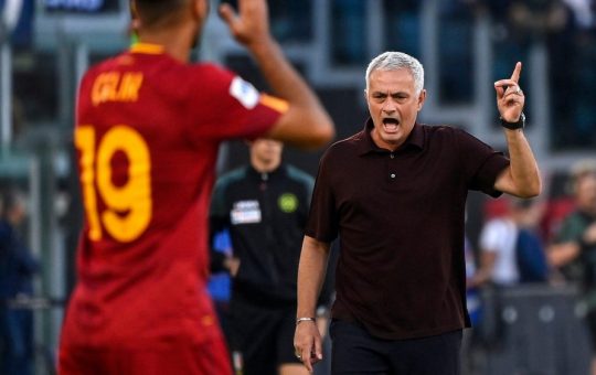 José Mourinho Roma–Atalanta